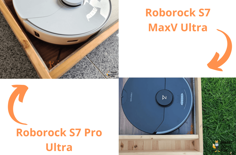 Уборка в углу Roborock S7 Pro Ultra или S7 MaxV Ultra.